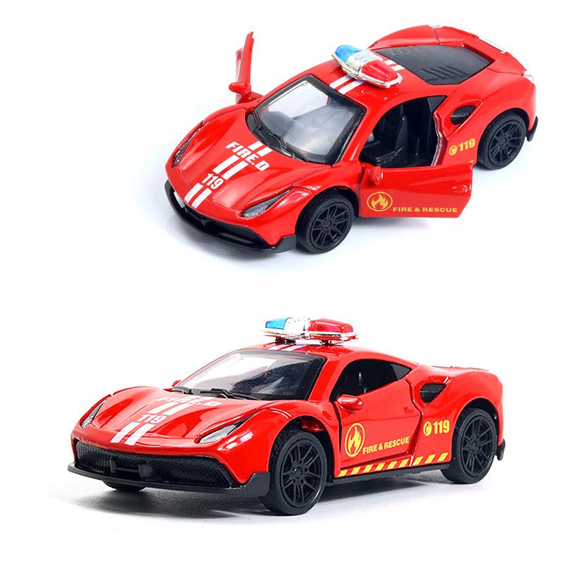 Ferrari 1:43 Die-Cast Pull Back Car | Openable Doors (Ages 3-7)