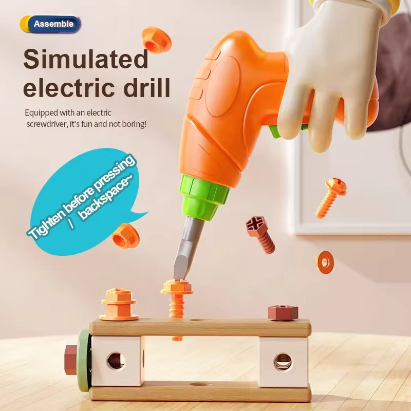 Mechanic Tool Kit for Kids | 158 Pcs | DIY STEM Toy (Ages 3-7)