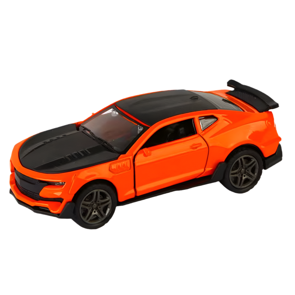 Chevrolet Camaro 1:36 Die-Cast Metal Toy Car — Lights, Music & Pull-Back (Ages 3-7)