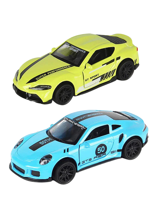 Die-Cast Cars | Supra & Porsche | Pull Back (Ages 3-7)