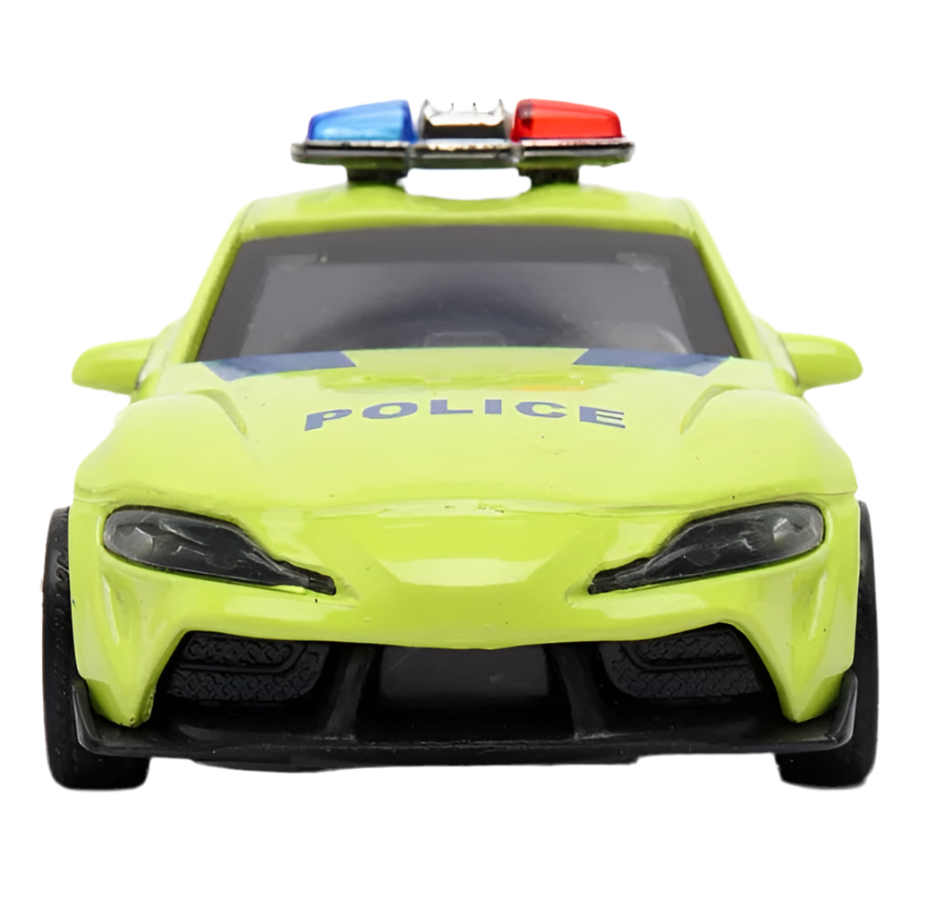 Ferrari & Toyota Supra Police Die-Cast Cars (Ages 3-7)