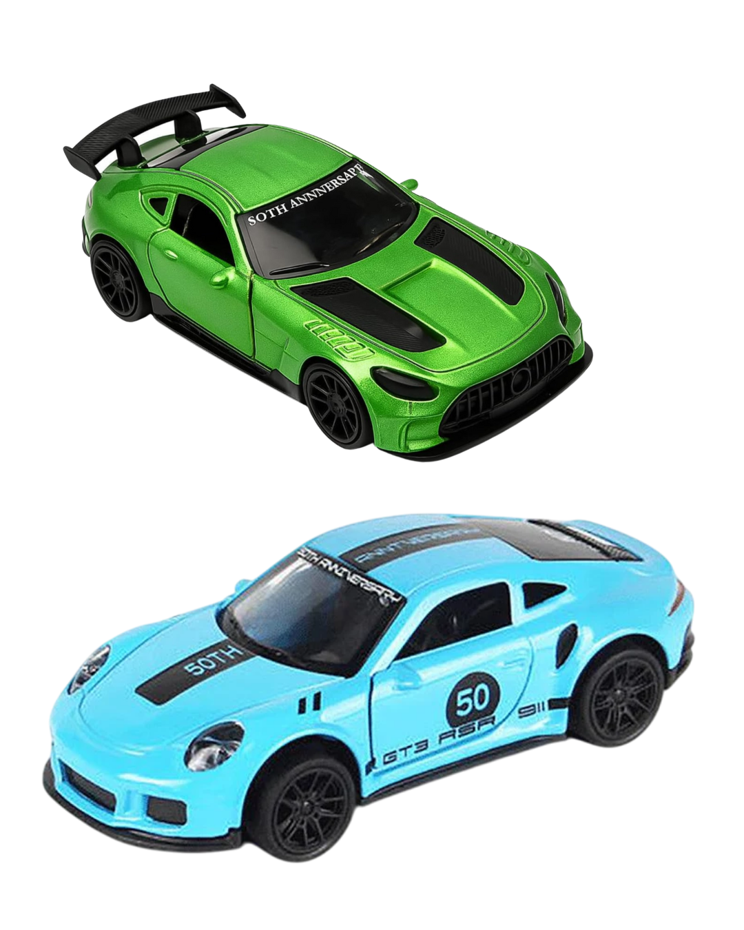 Die-Cast Cars | Mercedes & Porsche | Pull Back (Ages 3-7)