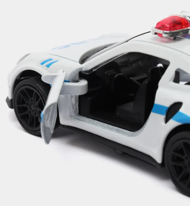 Porsche Die-Cast Pull Back Car | Openable Doors (Ages 3-7)