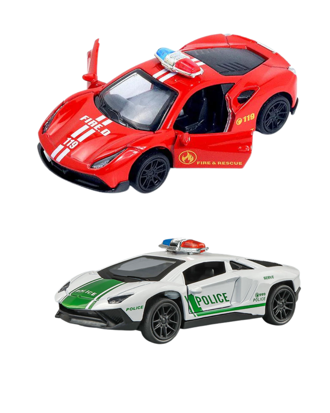 Die-Cast Cars | Ferrari & Lamborghini | Pull Back (Ages 3-7)