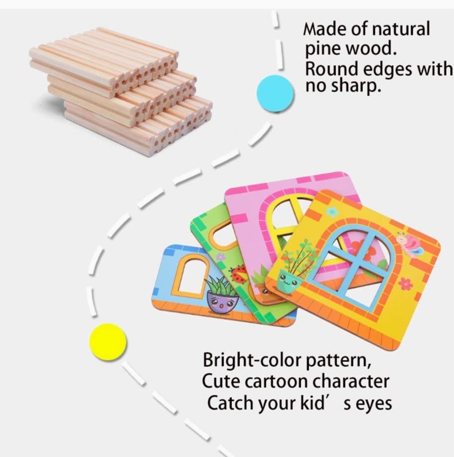 Wooden Building Blocks — Changeable Custom STEM Set for Kids