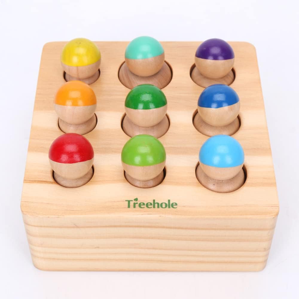 Wooden Shape Sorting Toy — Montessori Doll Figures for Toddlers