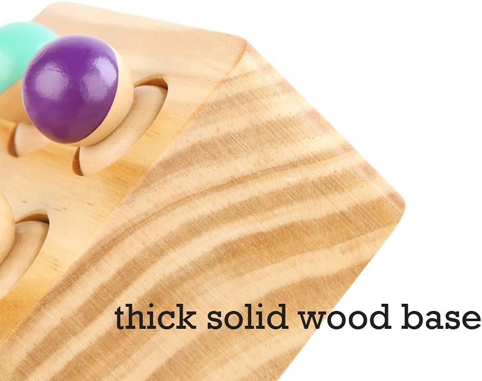 Wooden Shape Sorting Toy — Montessori Doll Figures for Toddlers