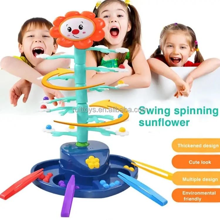 Shaking Sunflower Game for Kids — Multiplayer Learning Toy Ages 4–8