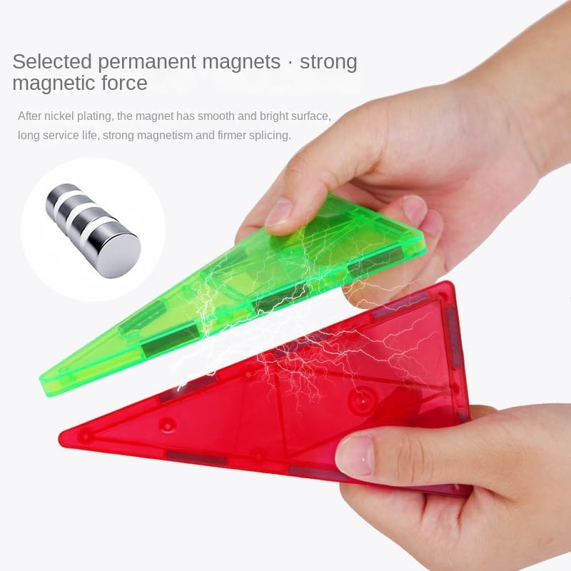 Magnetic Tiles 21 Pcs — STEM Building Set for Kids Ages 3–8
