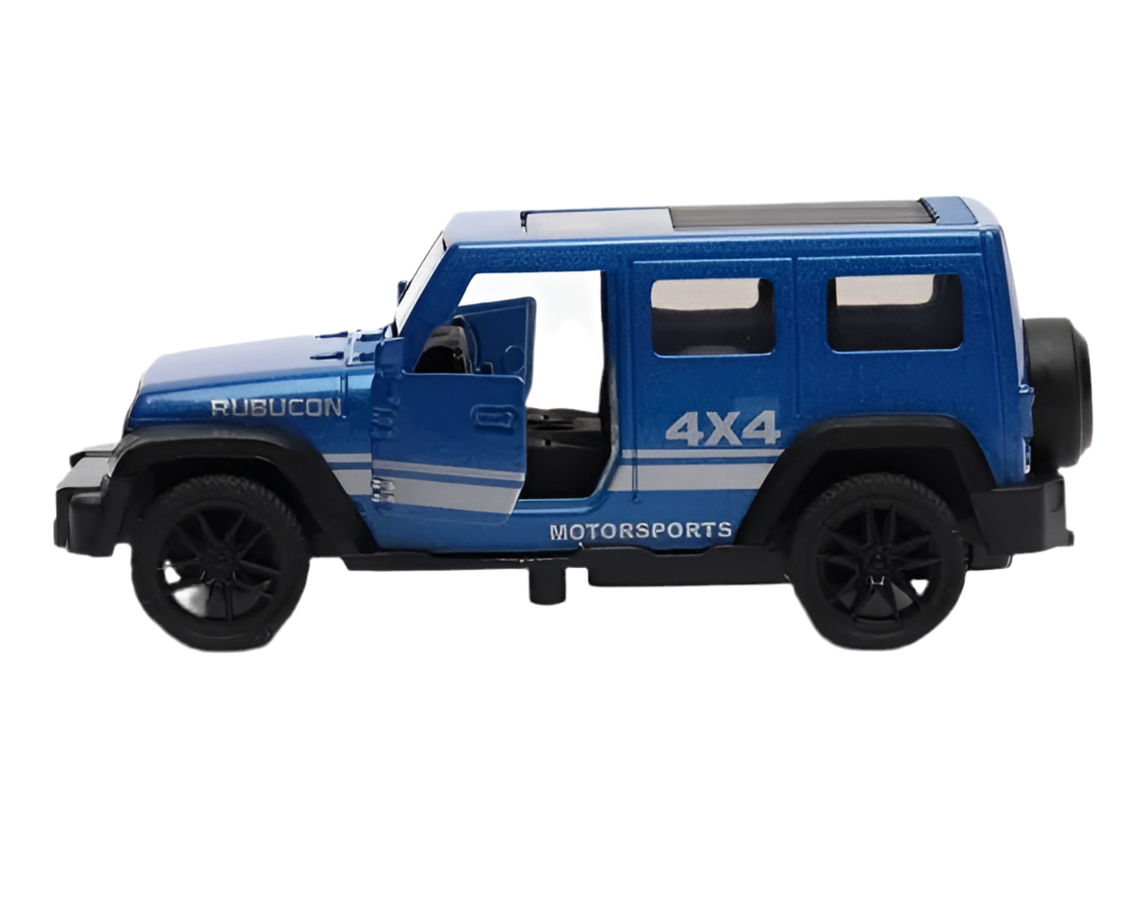 Ferrari & Jeep Rubicon Die-Cast Pull Back Cars (Ages 3-7)