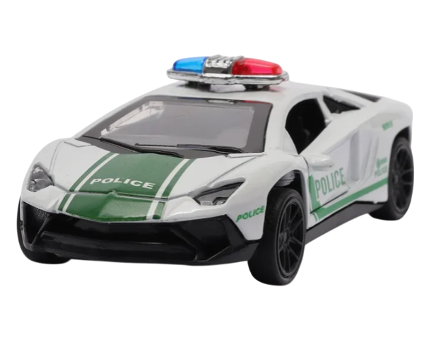 Lamborghini Die-Cast Pull Back Car | Openable Doors (Ages 3-7)