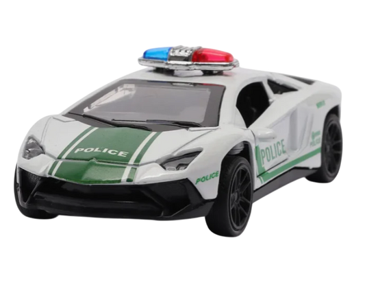 Lamborghini Die-Cast Pull Back Car | Openable Doors (Ages 3-7)