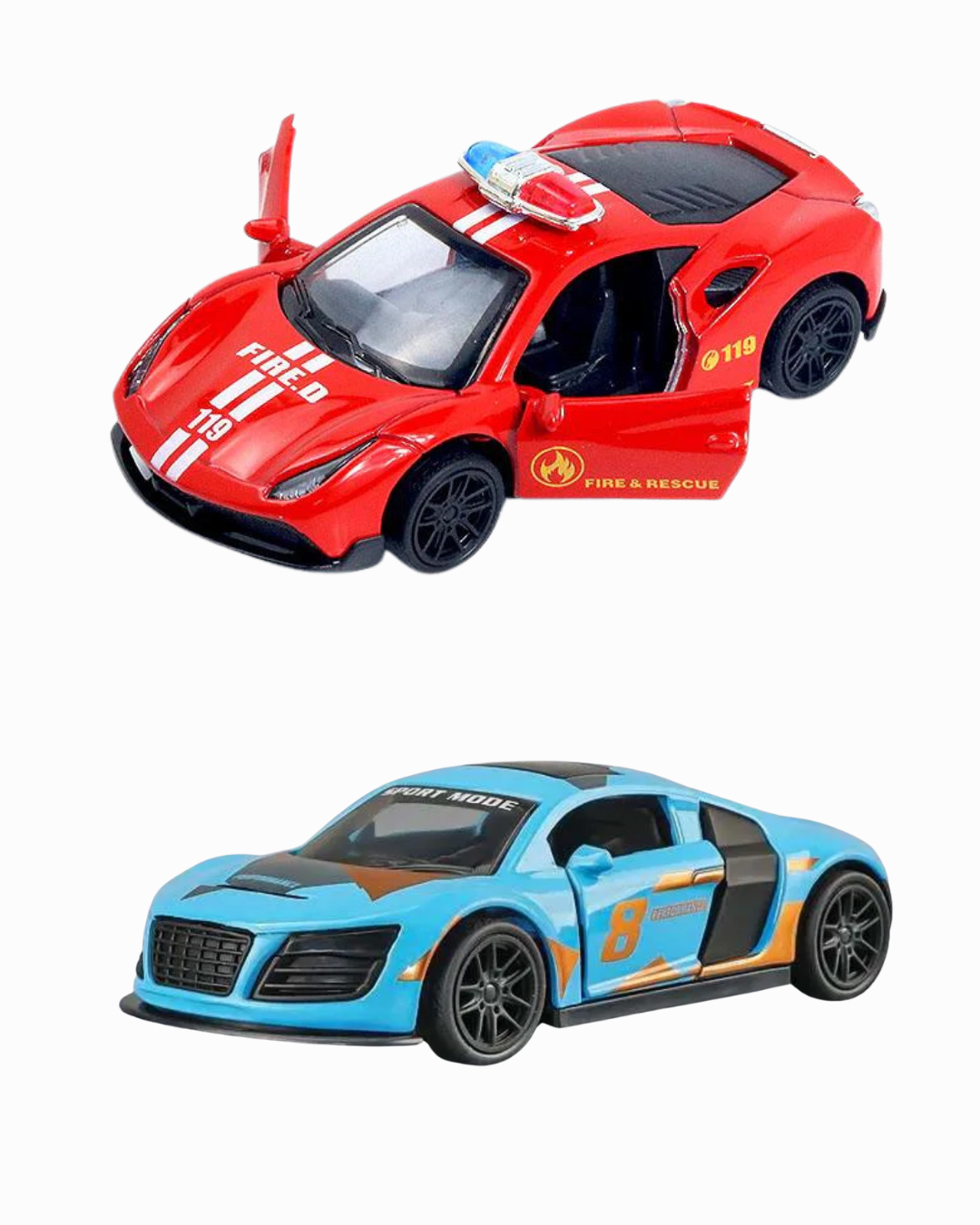 Die-Cast Cars | Ferrari & Audi | Pull Back (Ages 3-7)
