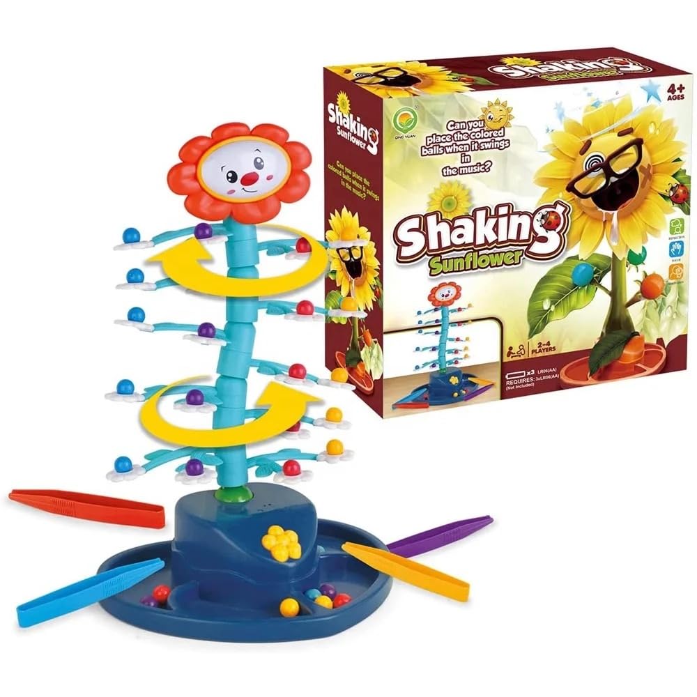 Shaking Sunflower Game for Kids — Multiplayer Learning Toy Ages 4–8