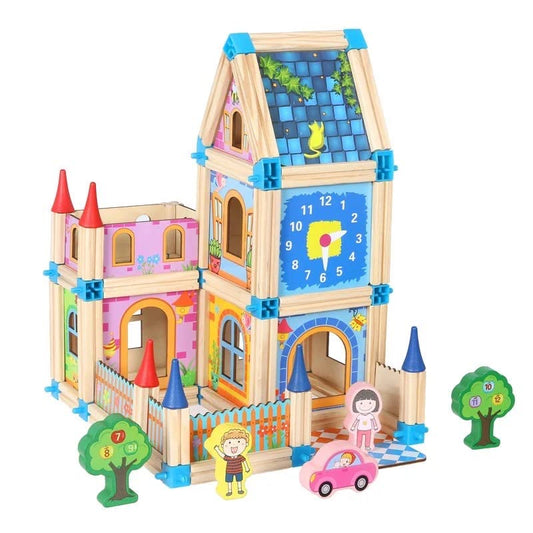 Wooden Building Blocks — Changeable Custom STEM Set for Kids
