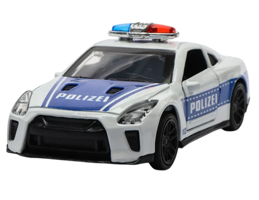 Nissan GTR Die-Cast Pull Back Car | Openable Doors (Ages 3-7)