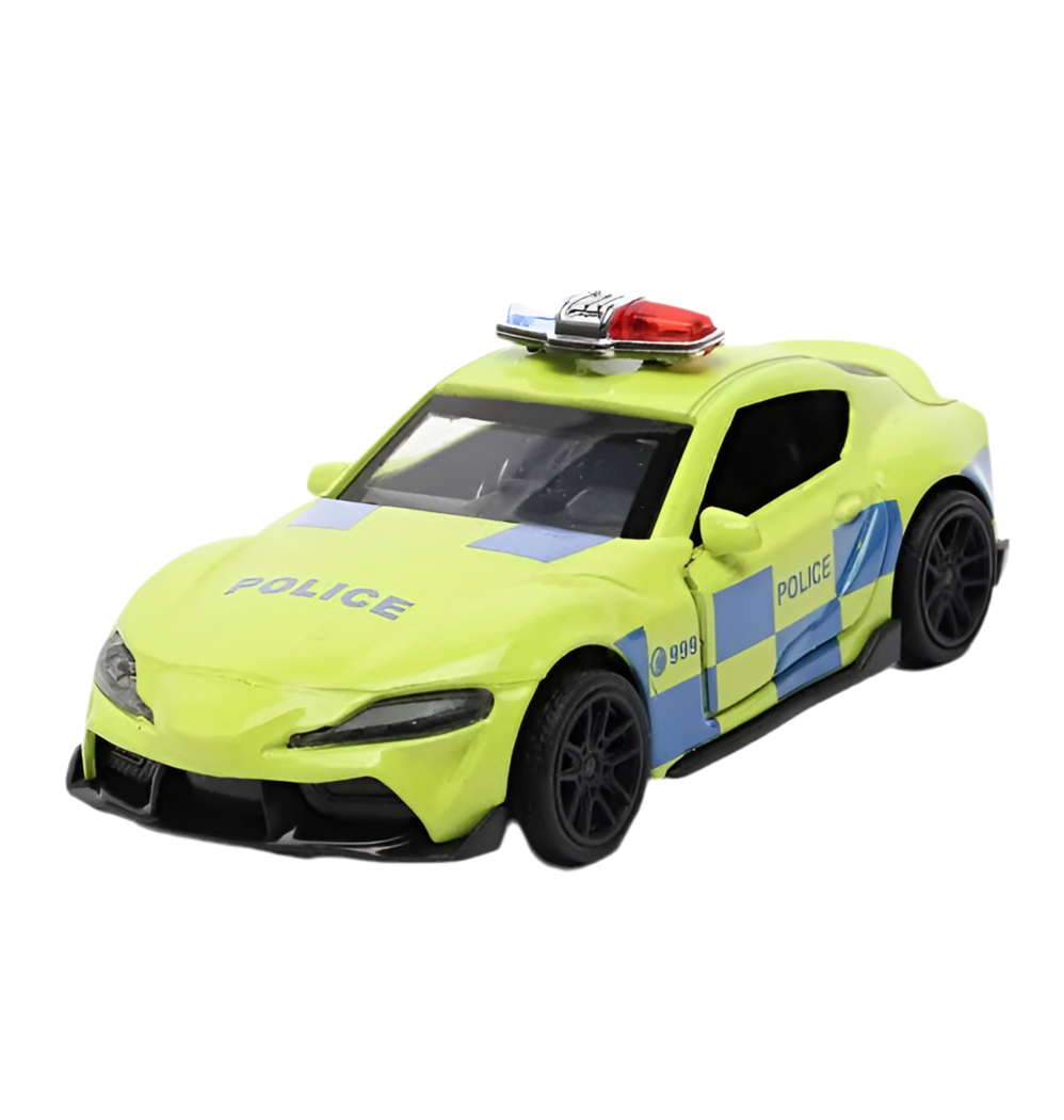 Ferrari & Toyota Supra Police Die-Cast Cars (Ages 3-7)