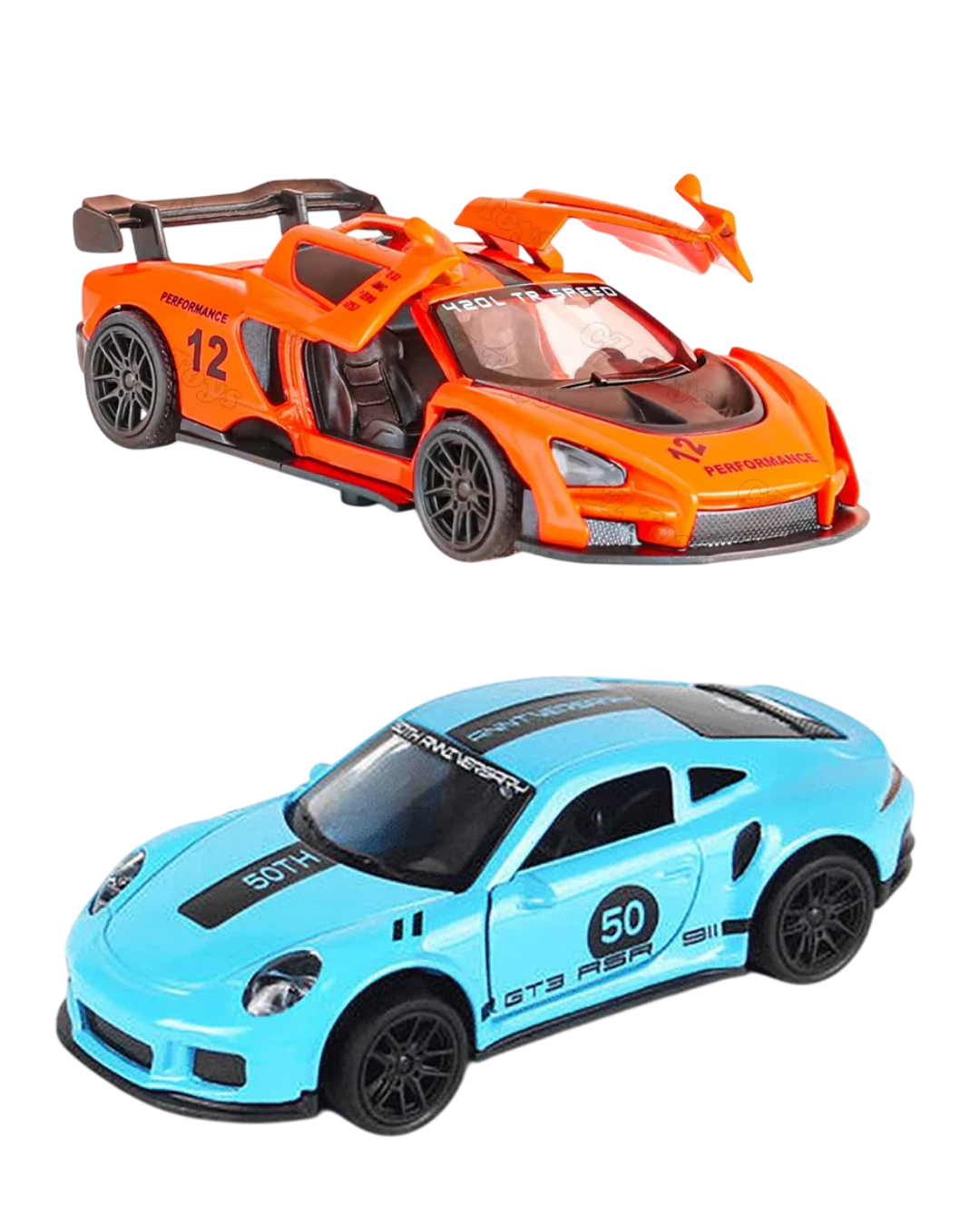 Die-Cast Cars | McLaren & Porsche | Pull Back (Ages 3-7)
