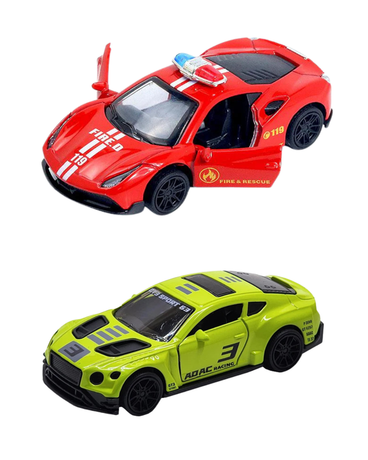Die-Cast Cars | Ferrari & Bentley | Pull Back (Ages 3-7)
