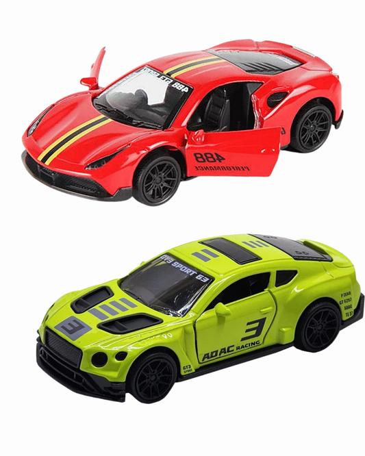 Die-Cast Cars | Ferrari & Bentley | Pull Back (Ages 3-7)