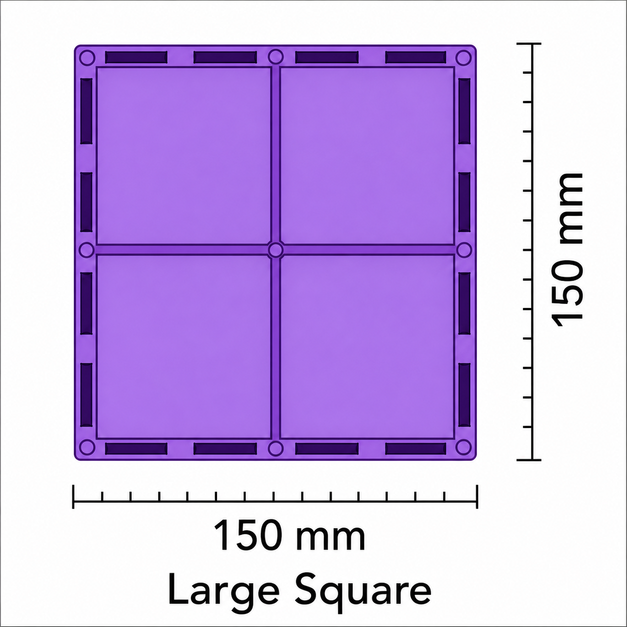Special Shape Magnetic Tiles