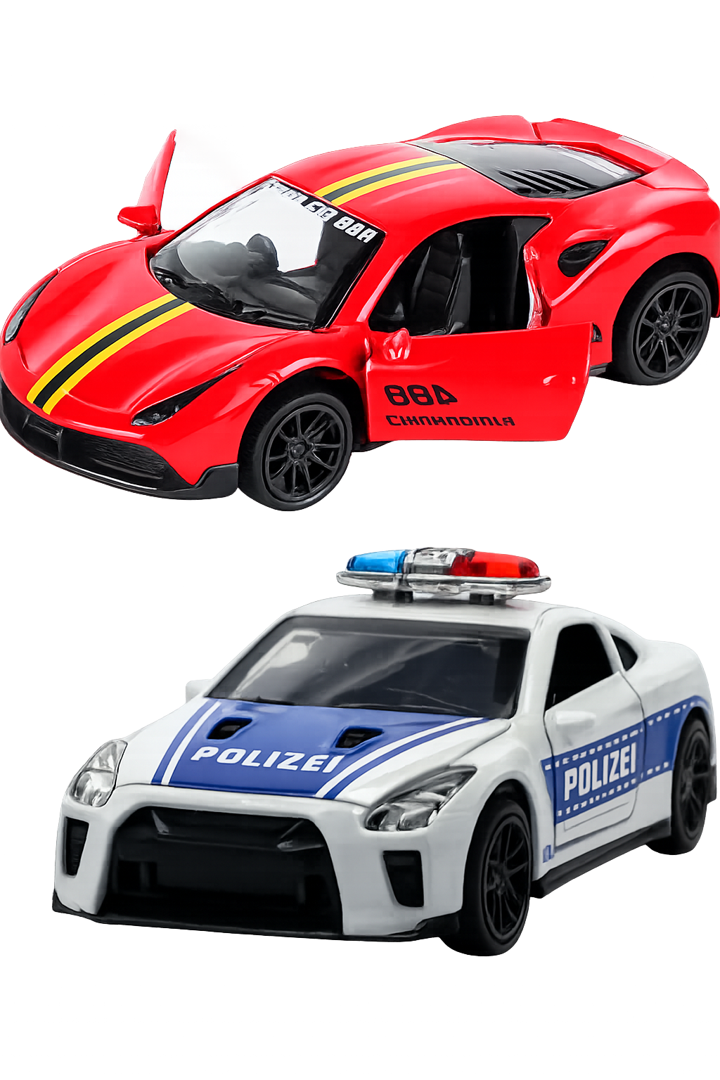 Ferrari & Nissan Die-Cast Pull Back Cars (Ages 3-7)