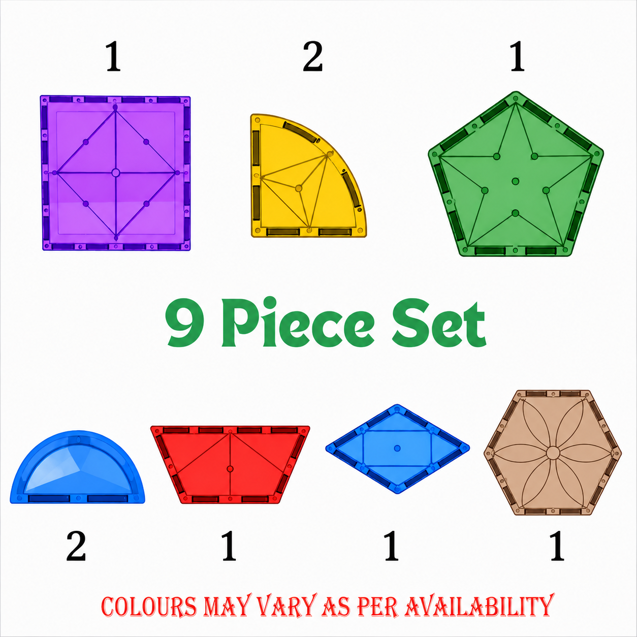 Special Shape Magnetic Tiles