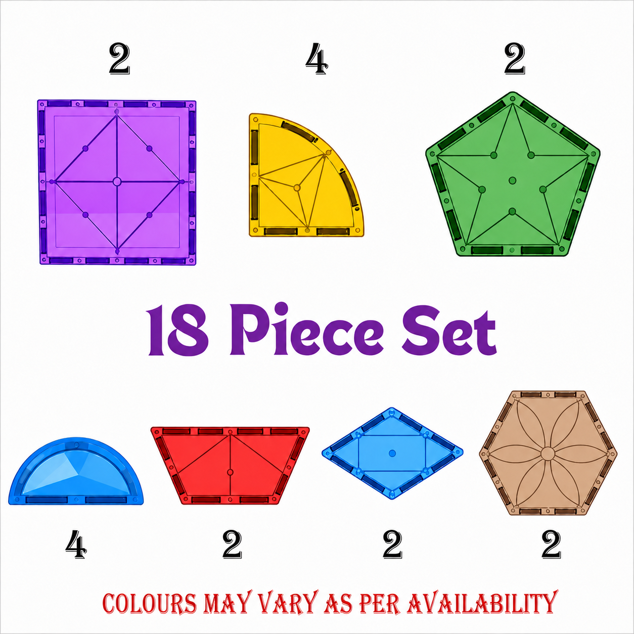 Special Shape Magnetic Tiles