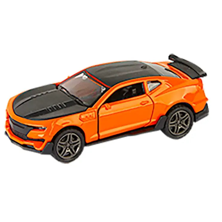 Chevrolet Camaro 1:36 Die-Cast Metal Toy Car — Lights, Music & Pull-Back (Ages 3-7)