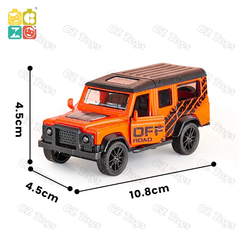 Land Rover Defender & Bugatti Die-Cast Cars (Ages 3-7)