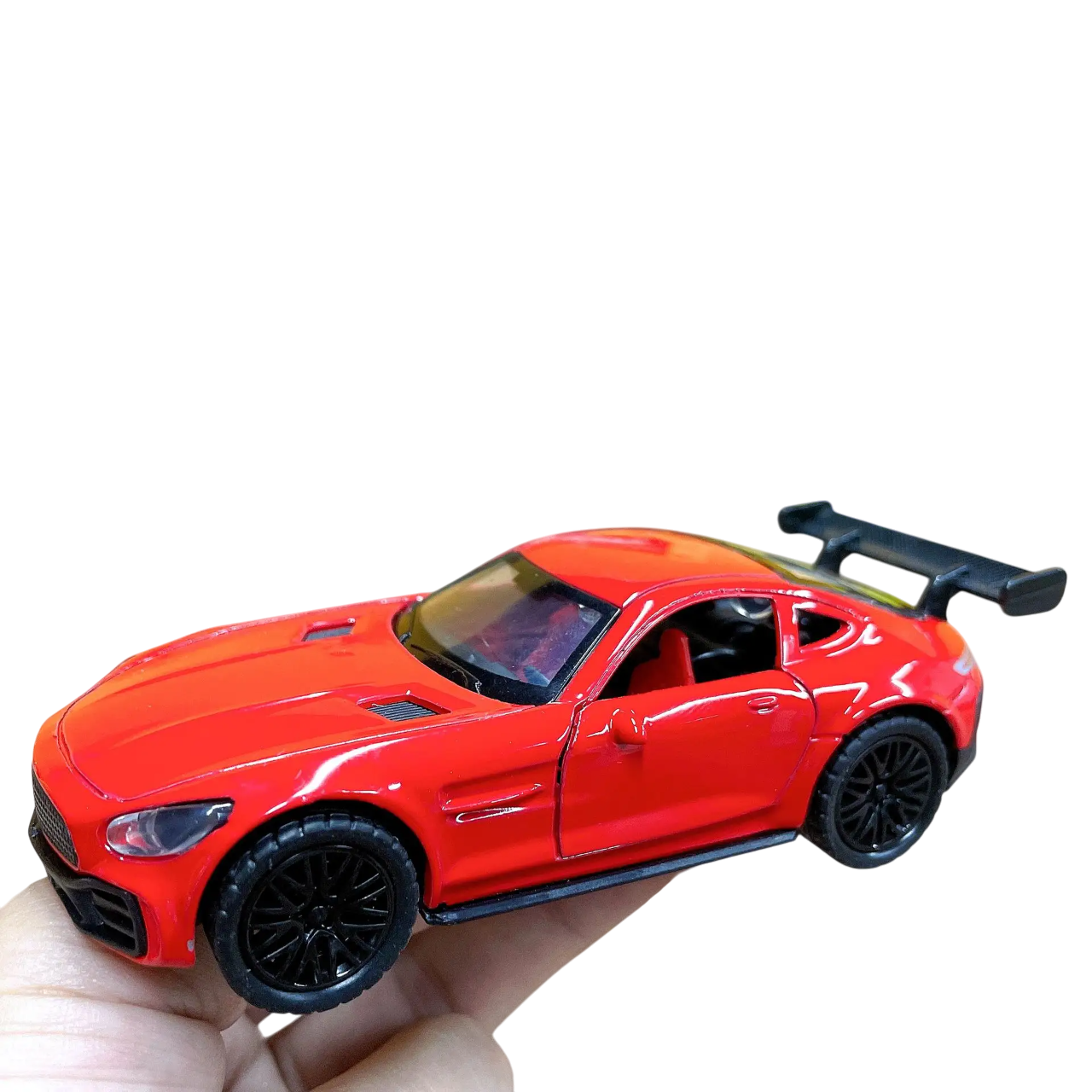 Mercedes 1:36 Die-Cast Metal Toy Car — LED Lights, Music & Pull Back (Ages 3-7)