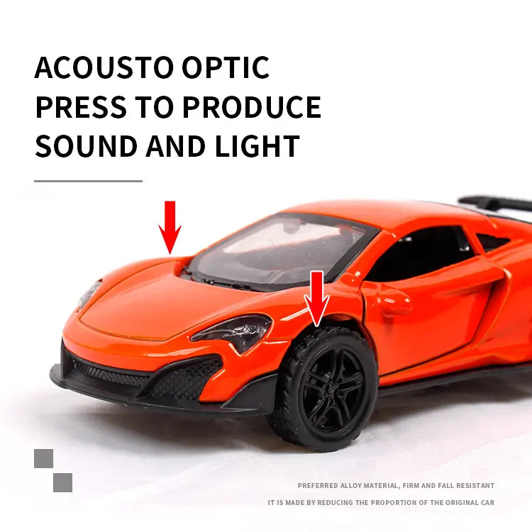 McLaren Die-Cast Car with Lights & Sound | Pull Back