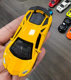 1:64 Die-Cast Metal Toy Cars — Pull-Back Sets of 1, 4, 8, 12 & 16