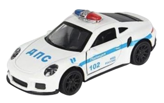 Porsche Die-Cast Pull Back Car | Openable Doors (Ages 3-7)