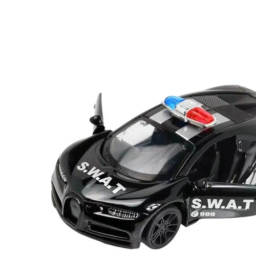 Bugatti Die-Cast Pull Back Car | Openable Doors (Ages 3-7)