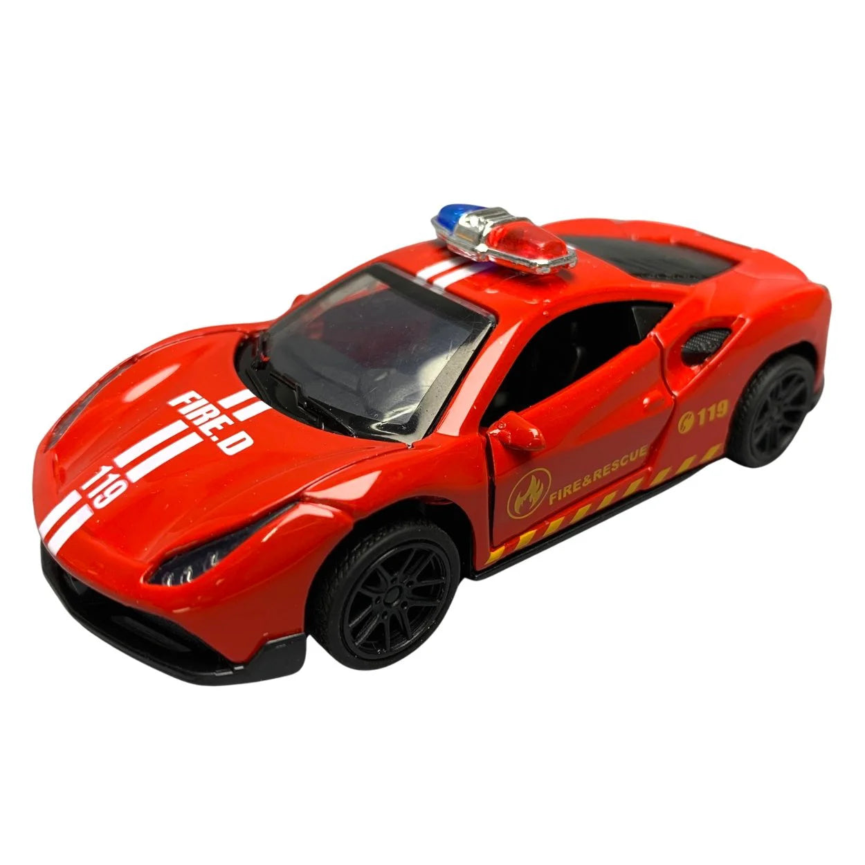 Ferrari 1:43 Die-Cast Pull Back Car | Openable Doors (Ages 3-7)