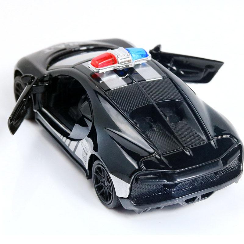 Bugatti Die-Cast Pull Back Car | Openable Doors (Ages 3-7)