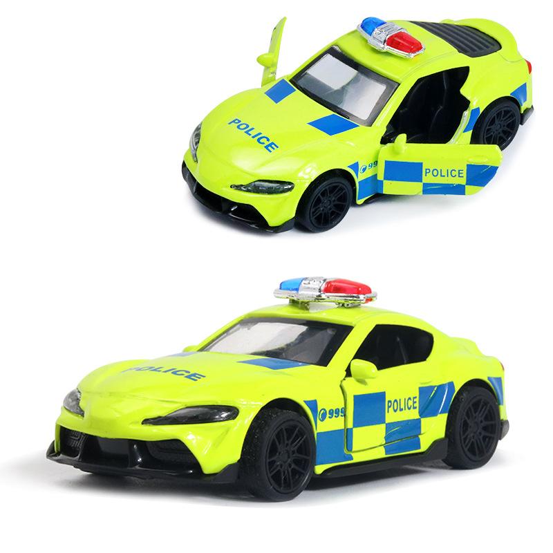 Ferrari & Toyota Supra Police Die-Cast Cars (Ages 3-7)