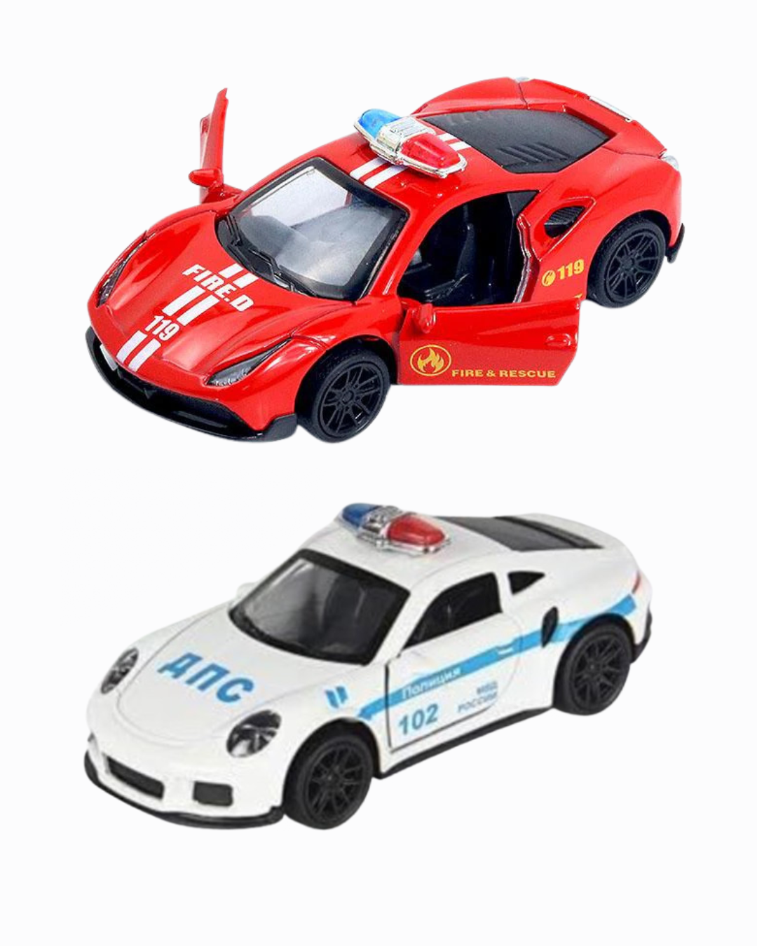 Die-Cast Cars | Ferrari & Porsche | Pull Back (Ages 3-7)