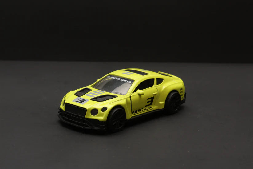 Bentley 1:43 Die-Cast Metal Toy Car — Pull Back & Openable Doors (Ages 3-7)