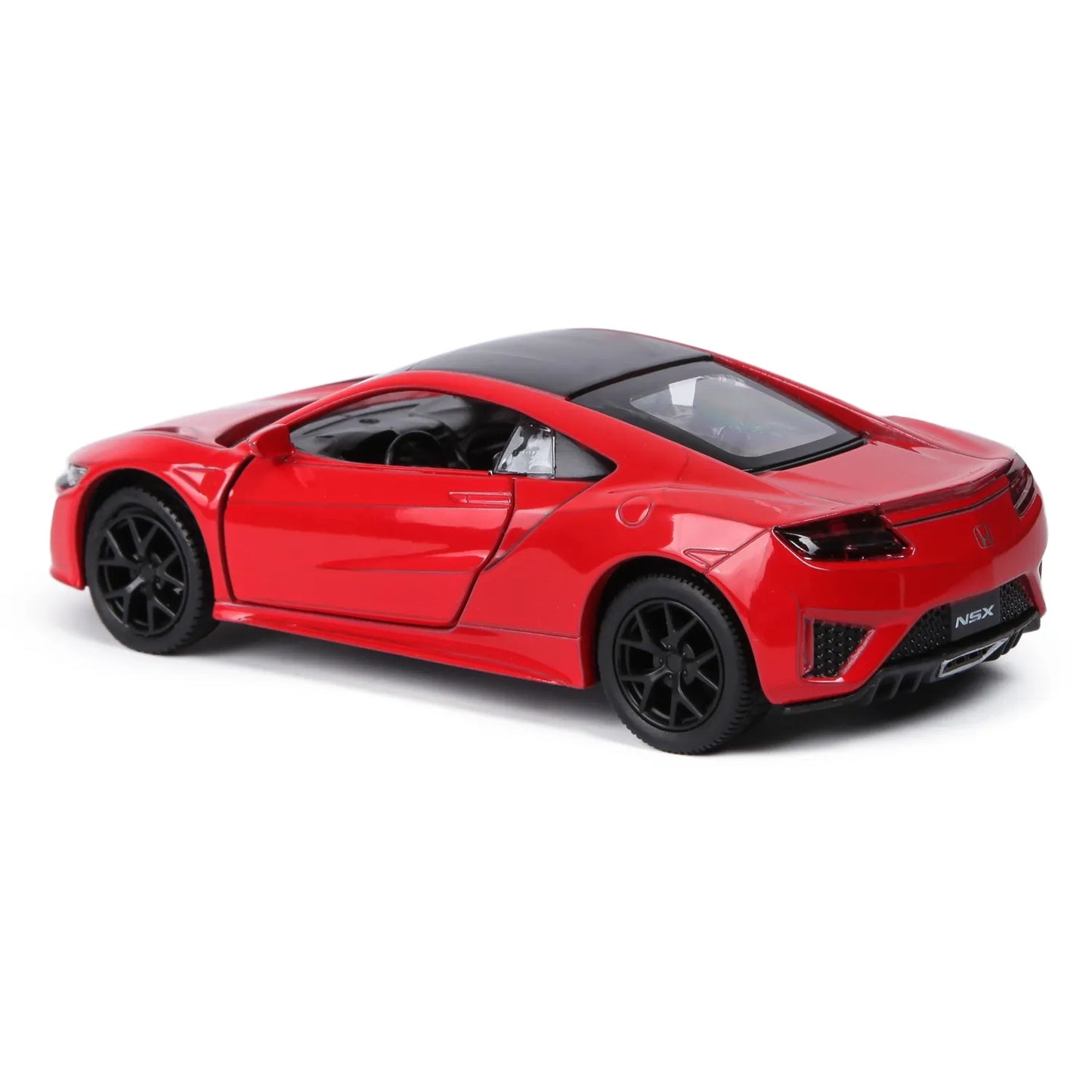 Honda NSX 1:36 Die-Cast Metal Toy Car — Blue & Red | LED Lights