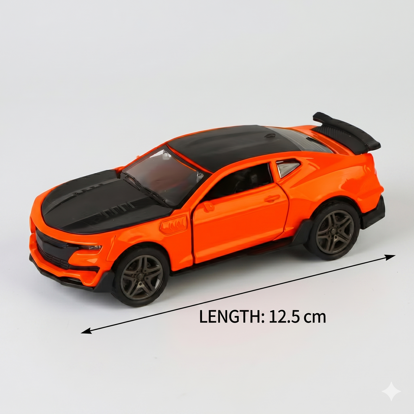 Chevrolet Camaro 1:36 Die-Cast Metal Toy Car — Lights, Music & Pull-Back (Ages 3-7)