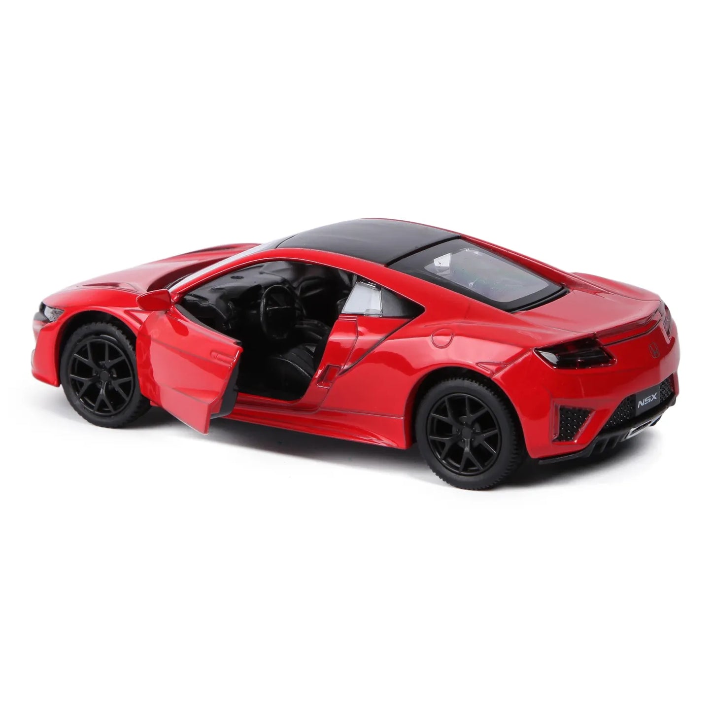 Honda NSX 1:36 Die-Cast Metal Toy Car — Blue & Red | LED Lights