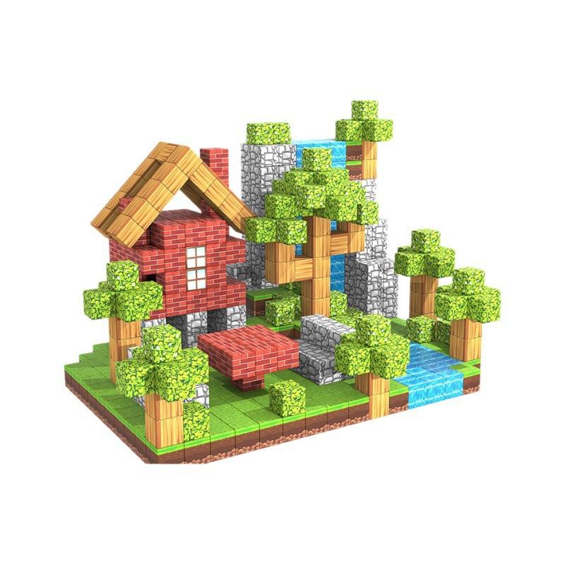 3D Magnetic Building Blocks | 63 Pcs | 2.5cm Cubes (Ages 3-7)