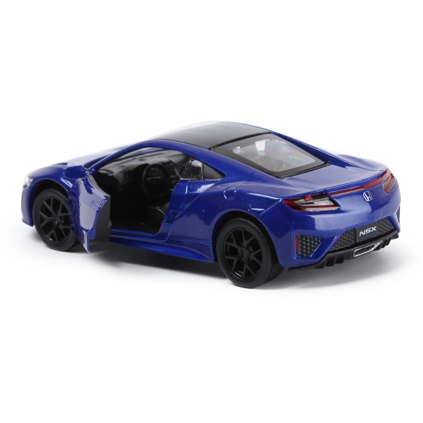 Honda NSX 1:36 Die-Cast Metal Toy Car — Blue & Red | LED Lights