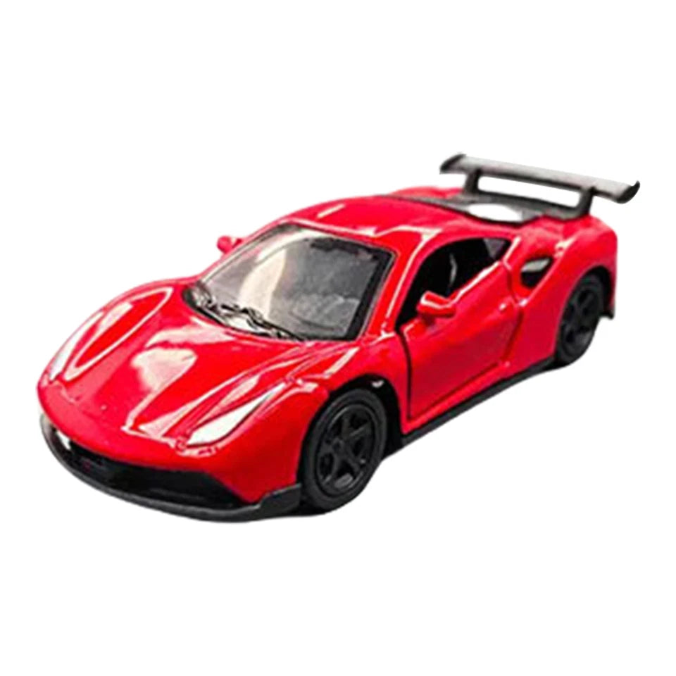 1:64 Die-Cast Metal Toy Cars — Pull-Back Sets of 1, 4, 8, 12 & 16